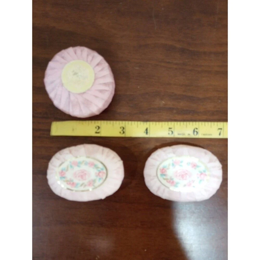 Fancy Scented Bath Soap, Set of 3 - Vintage!